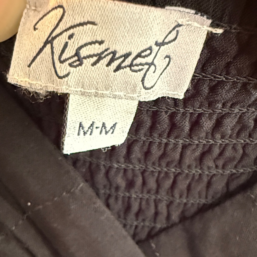 Kismet Black Gathered Bodice Dress - Picture 3 of 17
